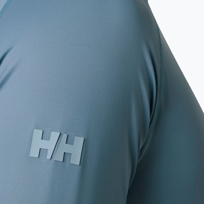 Лонгслів для плавання чоловічий Helly Hansen Waterwear Rashguard washed navy 4