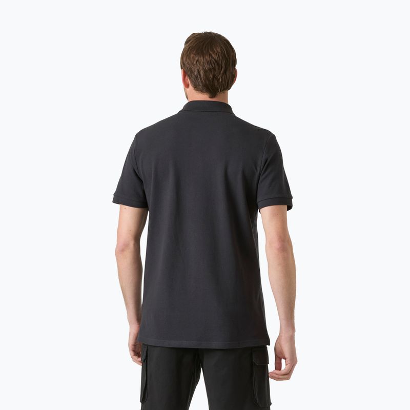 Футболка поло чоловіча Helly Hansen Crew Polo Pique ebony 2