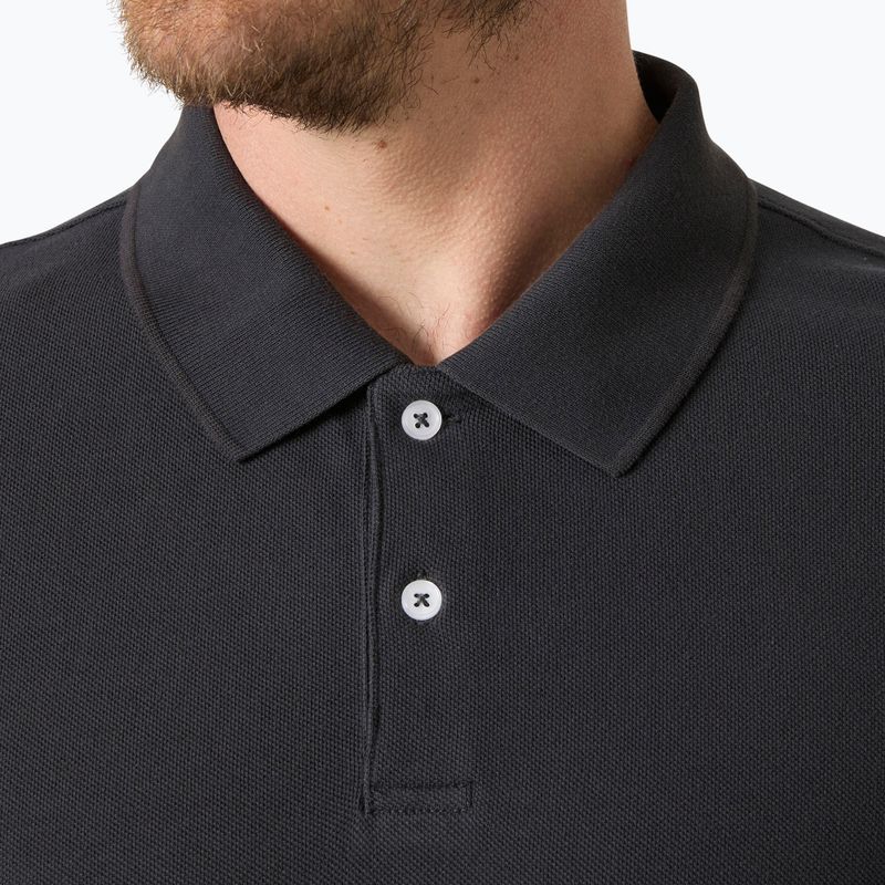 Футболка поло чоловіча Helly Hansen Crew Polo Pique ebony 3
