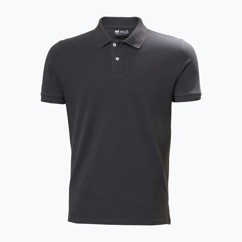 Футболка поло чоловіча Helly Hansen Crew Polo Pique ebony 6