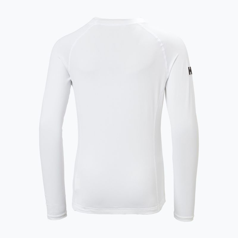 Лонгслів для плавання дитячий Helly Hansen Waterwear Rashguard Jr white 6