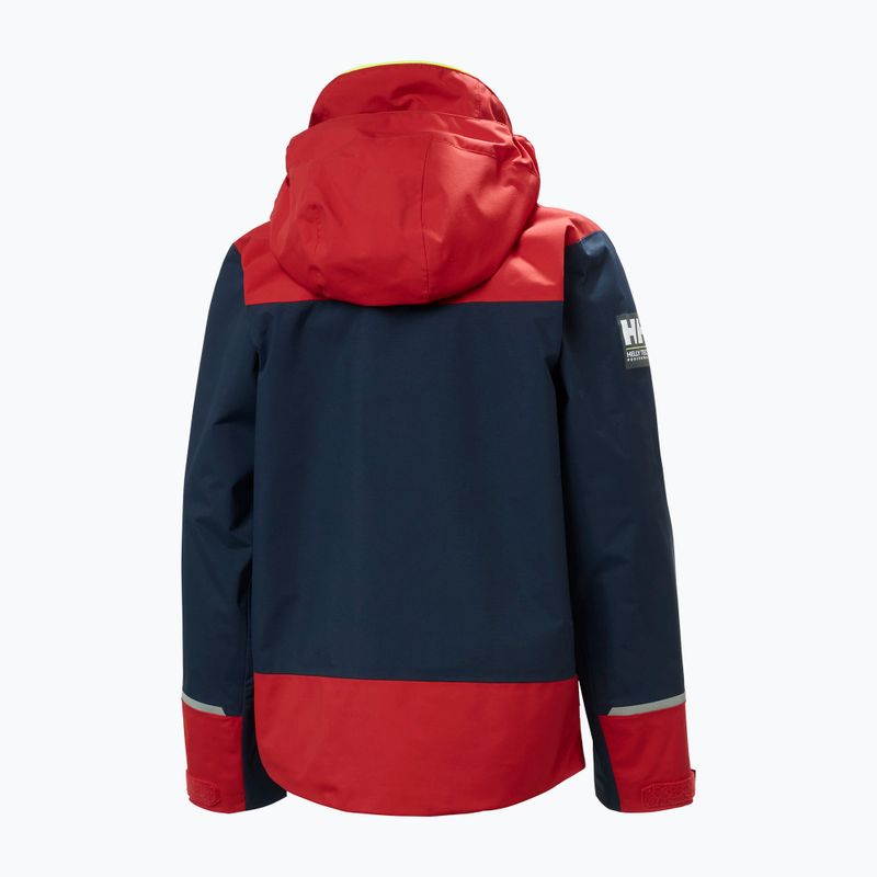 Куртка вітрильна дитяча Helly Hansen Salt Port 2.0 Jr navy 2