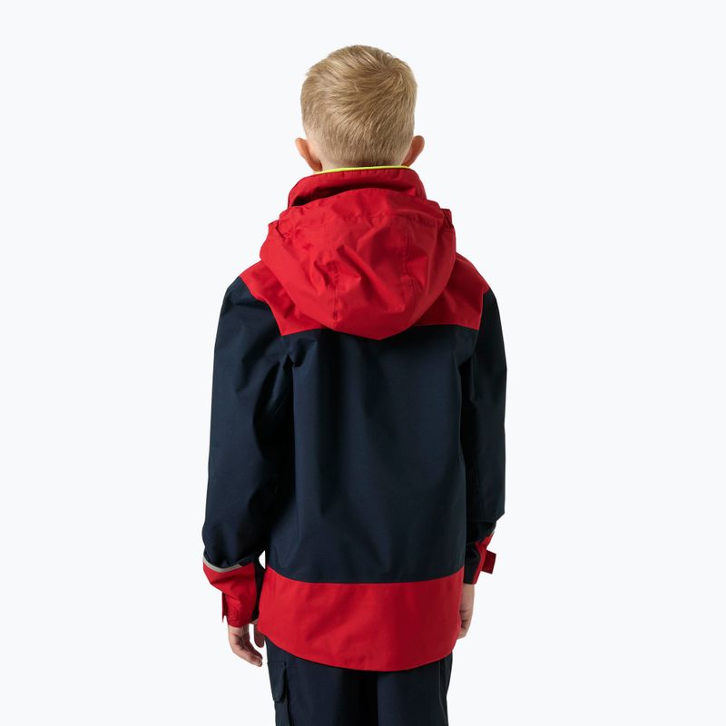 Куртка вітрильна дитяча Helly Hansen Salt Port 2.0 Jr navy 4