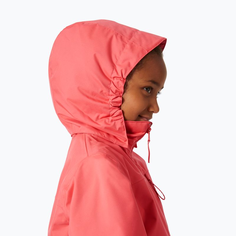 Куртка вітрильна дитяча Helly Hansen Crew Hooded Jr 41813 sunset pink 5