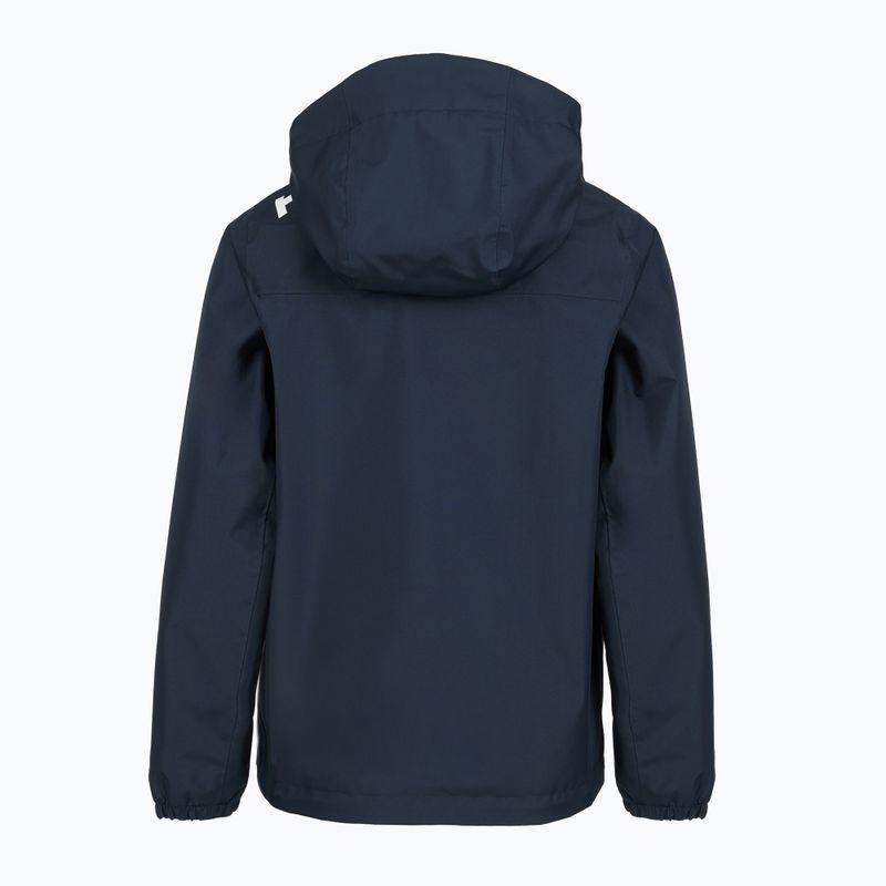 Куртка вітрильна дитяча Helly Hansen Crew Hooded Jr 41813 navy 2