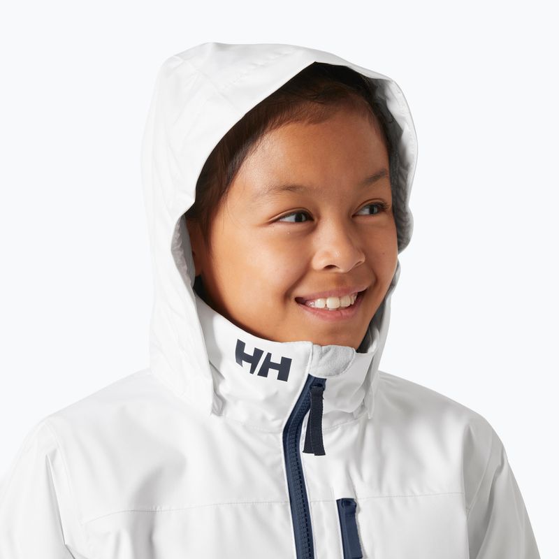 Куртка вітрильна дитяча Helly Hansen Crew Midlayer 2.0 white 3