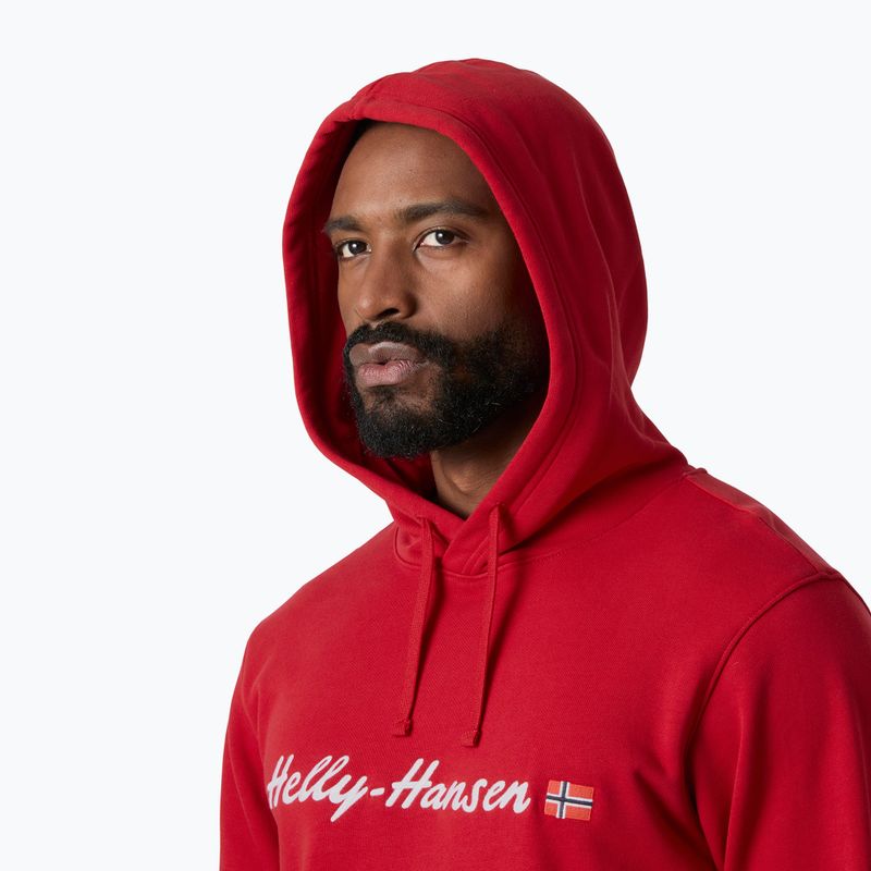 Кофта чоловіча Helly Hansen Core Graphic Hoodie red 3