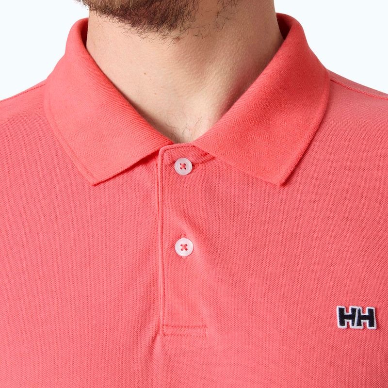 Футболка поло чоловіча Helly Hansen Elba Fitted Polo nantucket red 3