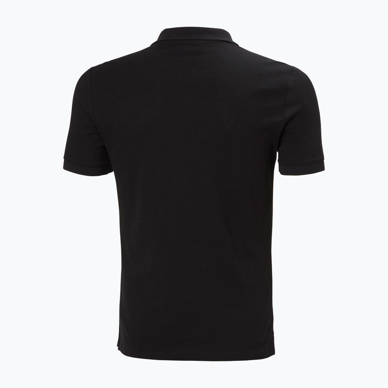 Футболка поло чоловіча Helly Hansen Elba Fitted Polo black 6