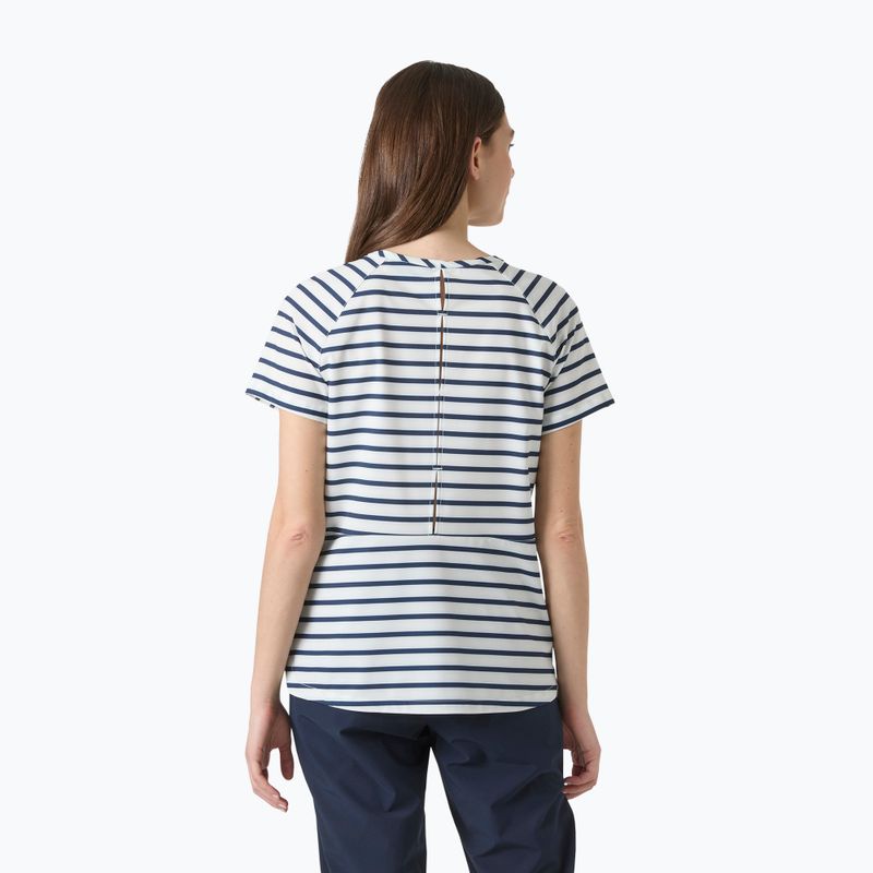 Жіноча футболка Helly Hansen Thalia white navy stripe 2
