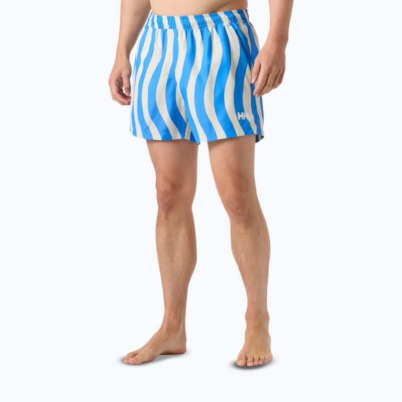 Шорти вітрильні чоловічі Helly Hansen Newport Trunk 4.5" ultra blue floating stripe 3