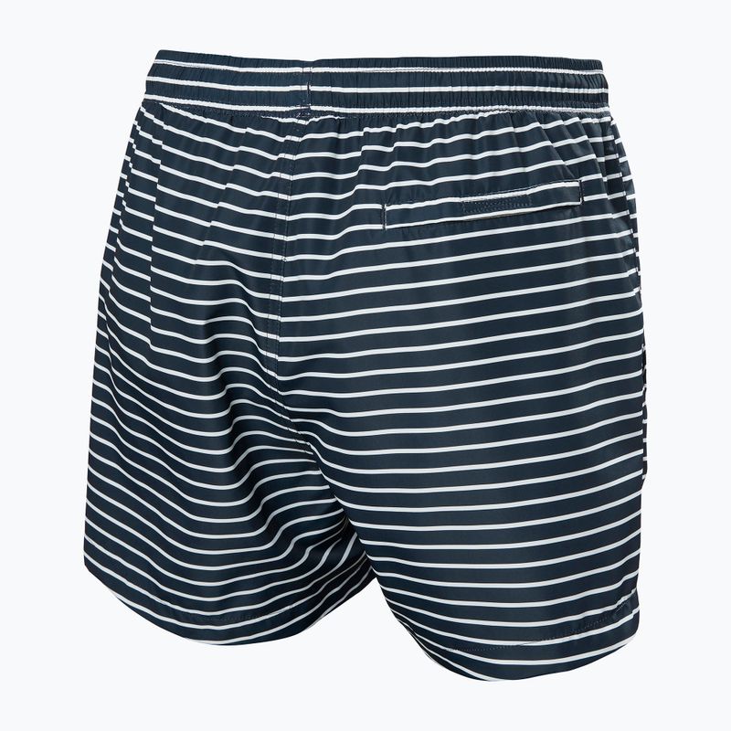 Шорти вітрильні чоловічі Helly Hansen Newport Trunk 4.5" navy stripe aop 6