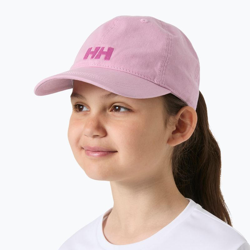 Кепка дитяча Helly Hansen Logo Jr pink lavender 3