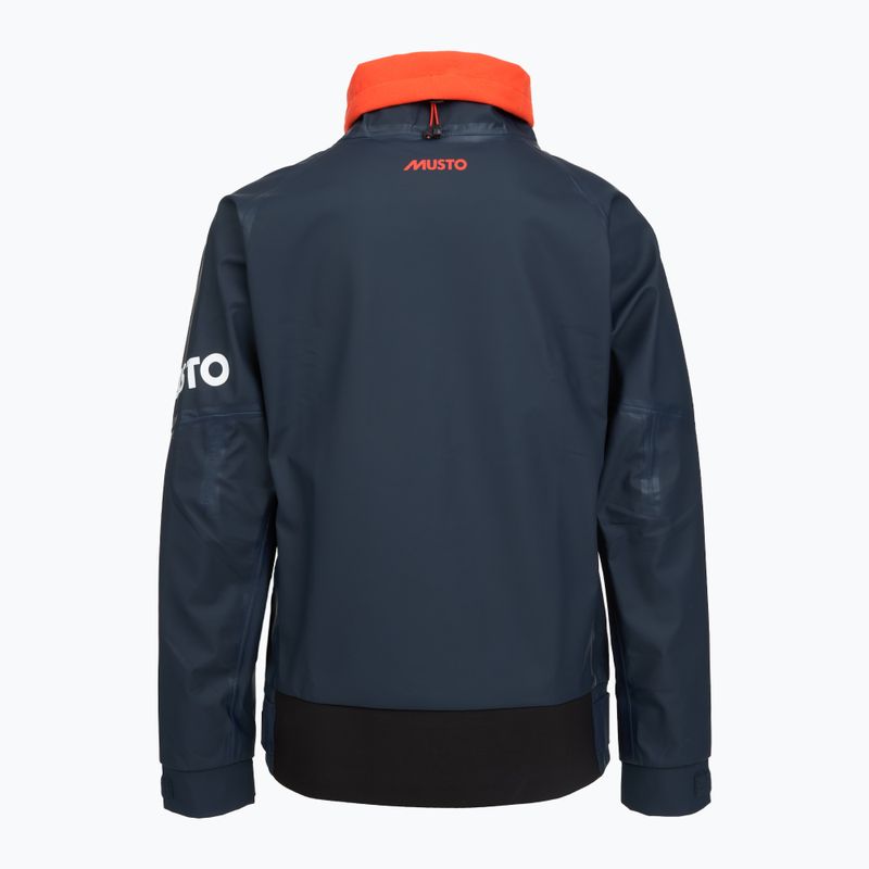 Вітрівка для вітрильного спорту Musto Championship Aqua Top 2.0 navy/cherry tomato 2