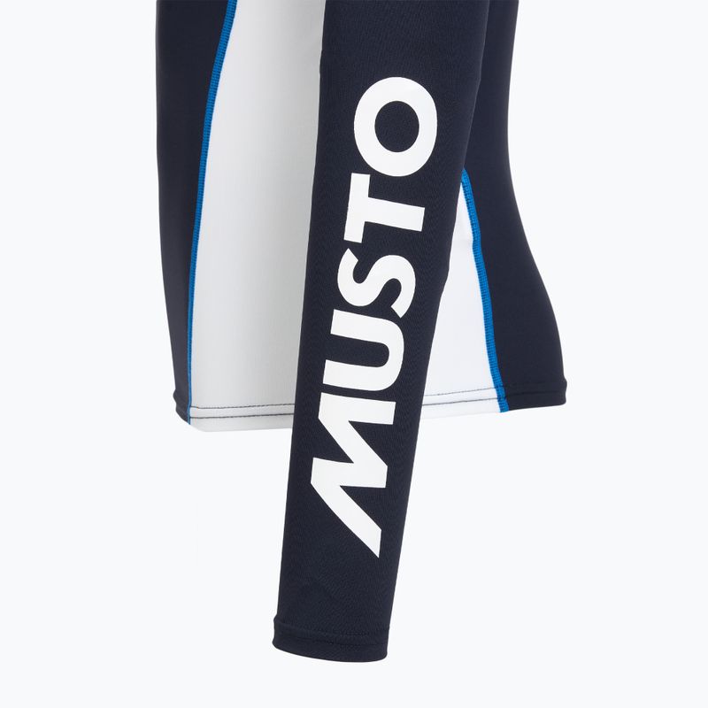 Чоловіча футболка з довгим рукавом для плавання Musto Championship Rash Guard navy/white 5
