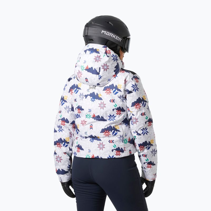 Куртка лижна жіноча Helly Hansen Kvitfjell Race Short Puffy white crescendo 2