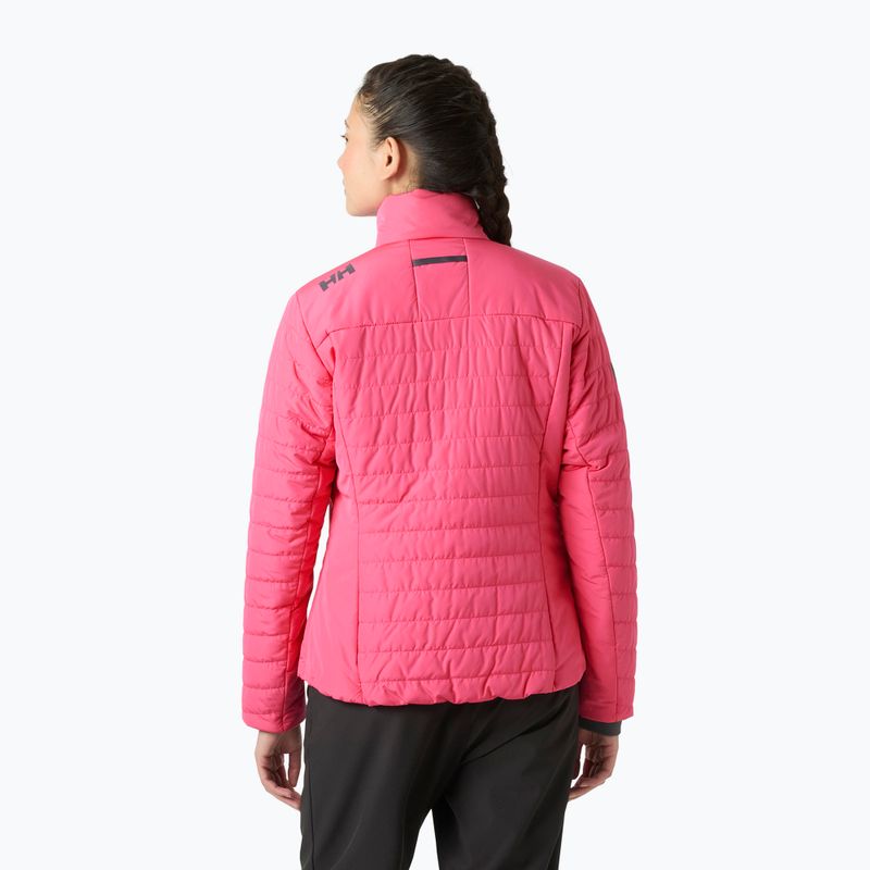 Куртка вітрильна жіноча Helly Hansen Crew Insulator 2.0 hot pink 2