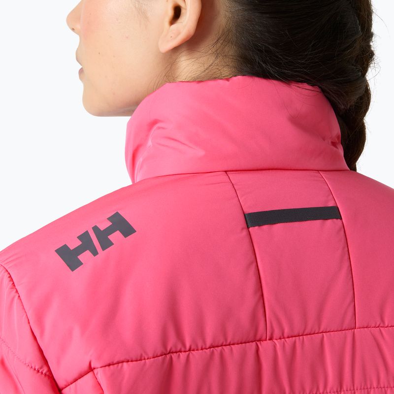 Куртка вітрильна жіноча Helly Hansen Crew Insulator 2.0 hot pink 4