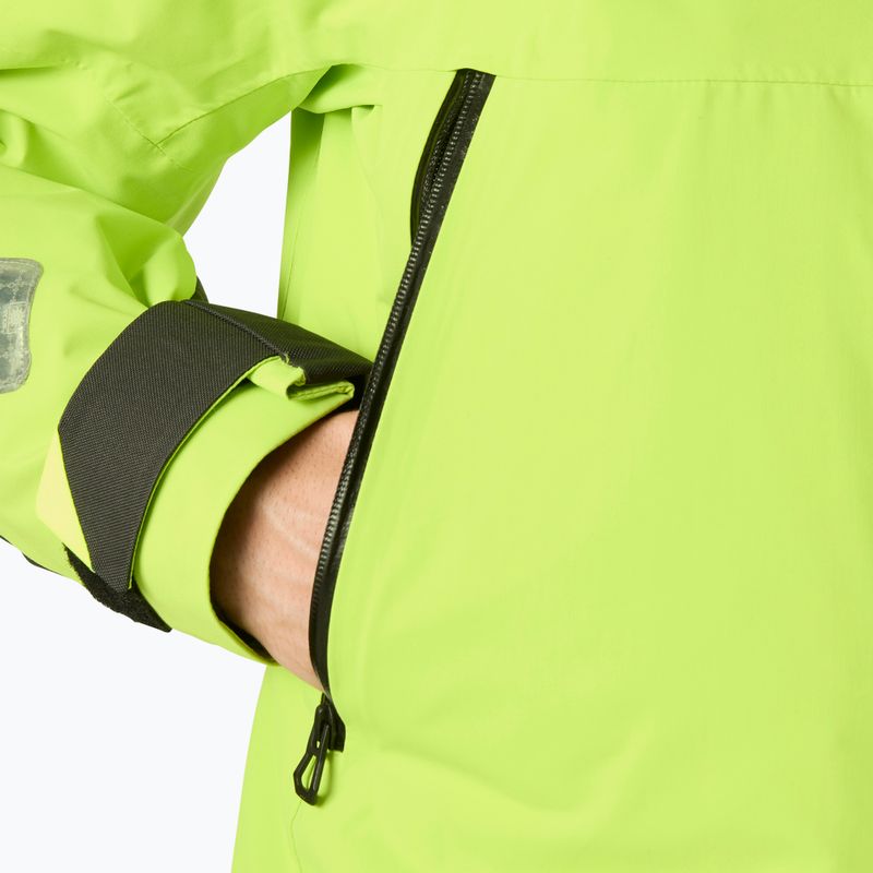 Куртка вітрильна чоловіча Helly Hansen Skagen Offshore luminous green 10