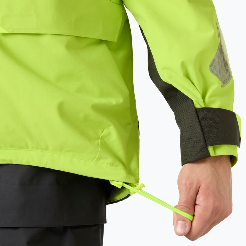 Куртка вітрильна чоловіча Helly Hansen Skagen Offshore luminous green 11
