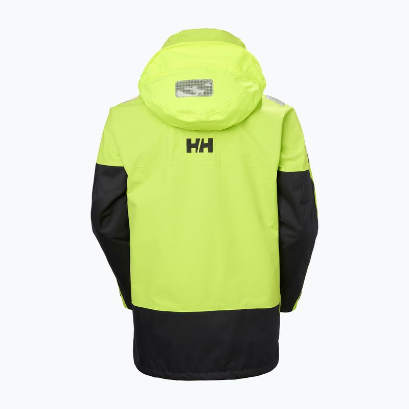Куртка вітрильна чоловіча Helly Hansen Skagen Offshore luminous green 13