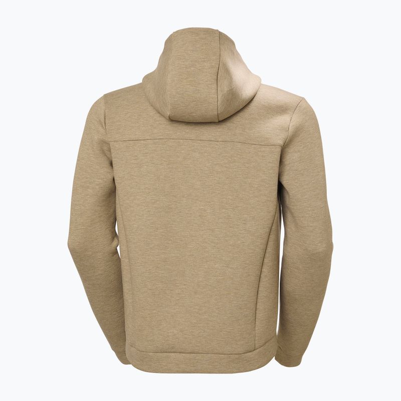 Кофта вітрильна чоловіча Helly Hansen HP Ocean Full Zip 2.0 sepia melange 6