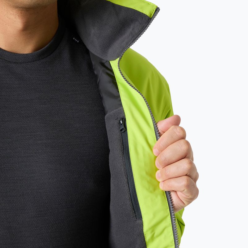 Куртка вітрильна чоловіча Helly Hansen Crew Hooded Midlayer 2 luminous green 6