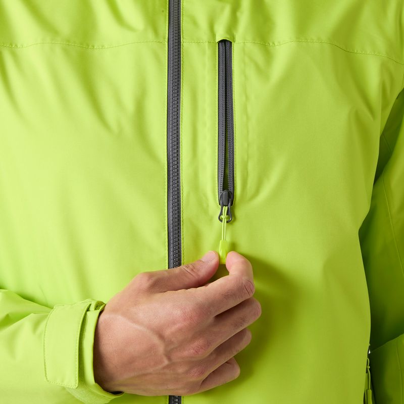 Куртка вітрильна чоловіча Helly Hansen Crew Hooded Midlayer 2 luminous green 7