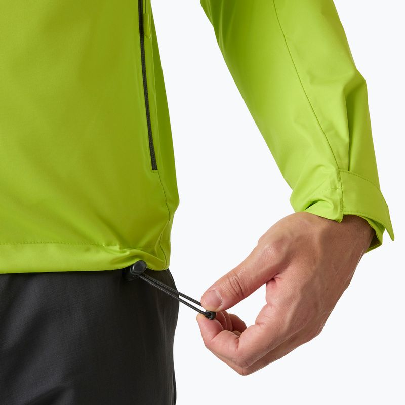 Куртка вітрильна чоловіча Helly Hansen Crew Hooded Midlayer 2 luminous green 8