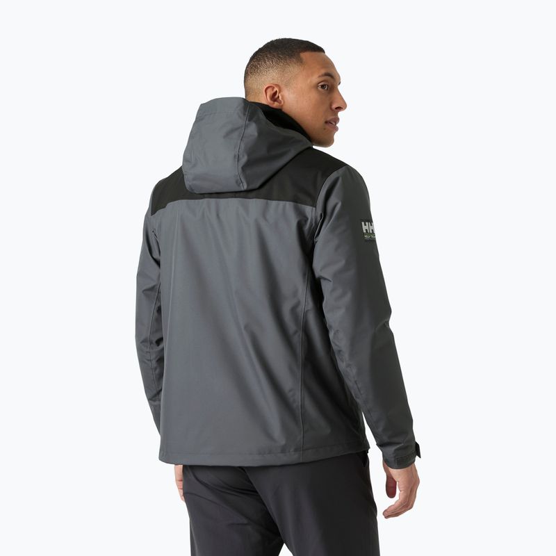 Куртка вітрильна чоловіча Helly Hansen Crew Hooded Midlayer 2 thunder grey 2