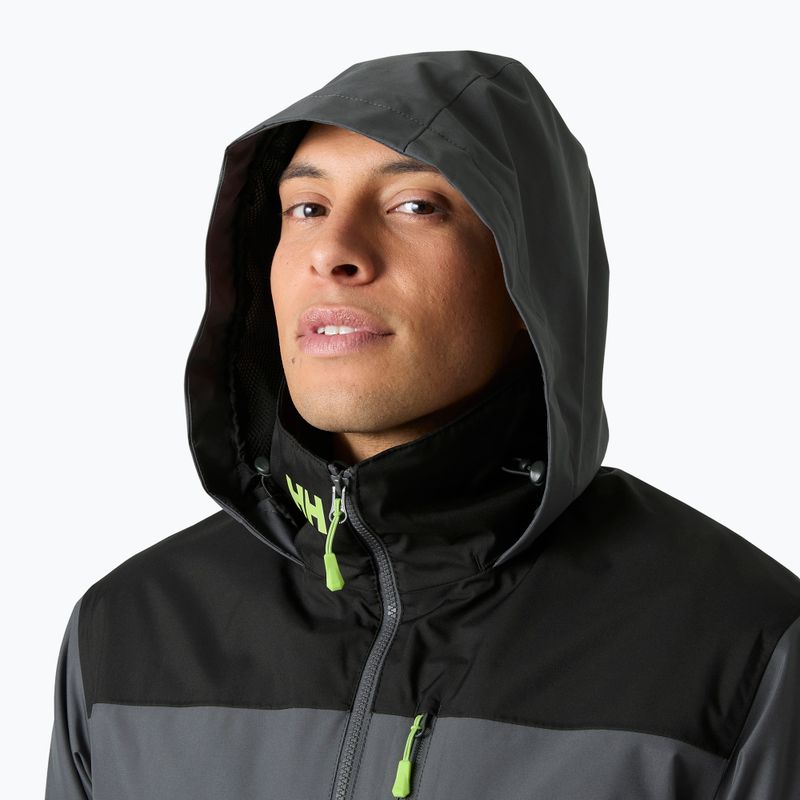 Куртка вітрильна чоловіча Helly Hansen Crew Hooded Midlayer 2 thunder grey 3