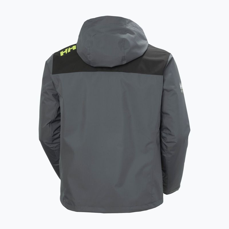 Куртка вітрильна чоловіча Helly Hansen Crew Hooded Midlayer 2 thunder grey 10
