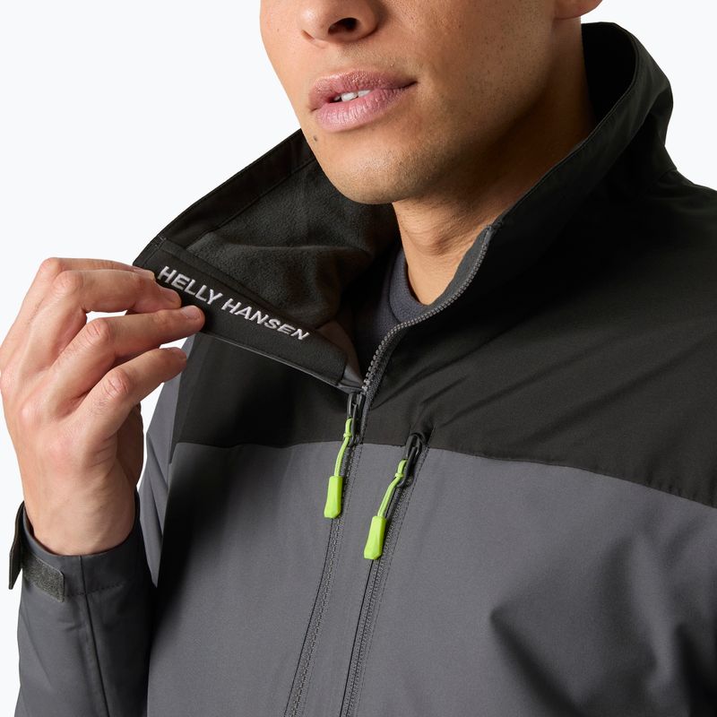 Куртка вітрильна чоловіча Helly Hansen Crew Midlayer 2 thunder grey 3