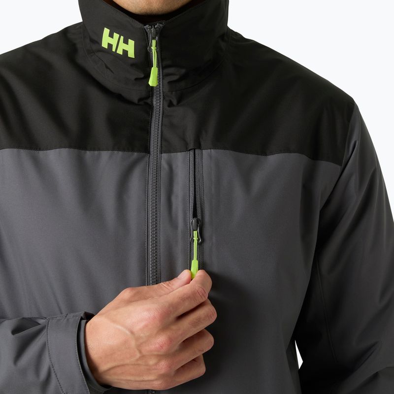Куртка вітрильна чоловіча Helly Hansen Crew Midlayer 2 thunder grey 4