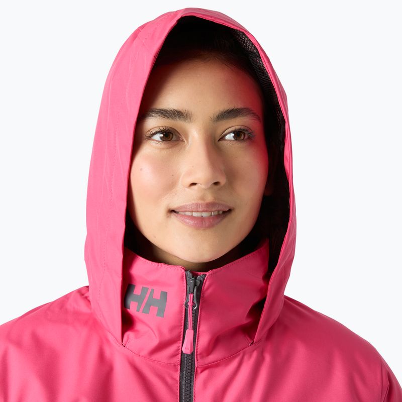 Куртка вітрильна жіноча Helly Hansen Crew Hooded Midlayer 2.0 hot pink 3