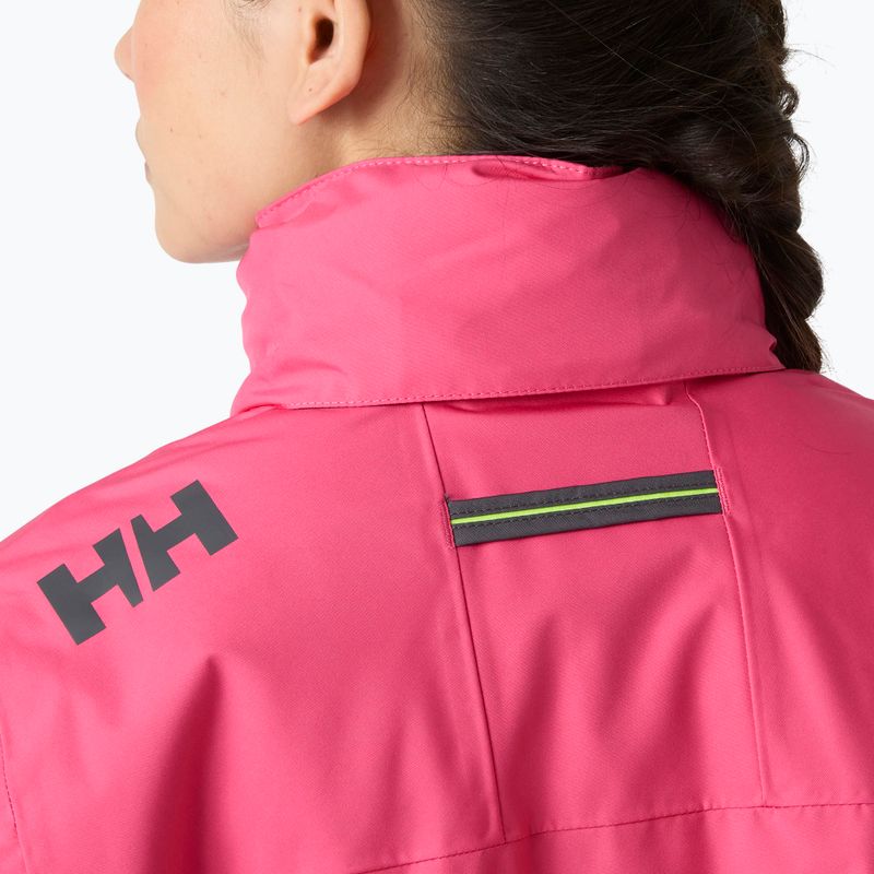 Куртка вітрильна жіноча Helly Hansen Crew Hooded Midlayer 2.0 hot pink 4