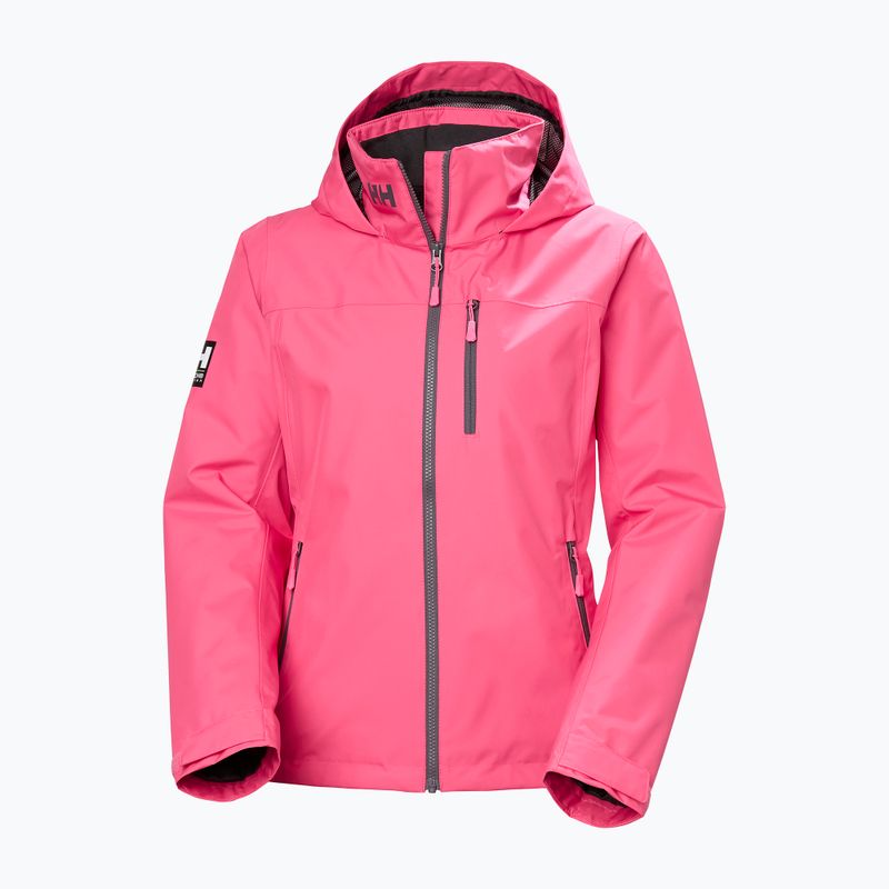 Куртка вітрильна жіноча Helly Hansen Crew Hooded Midlayer 2.0 hot pink 8