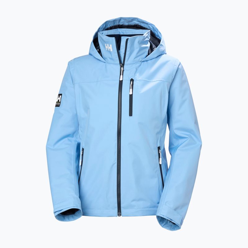 Куртка вітрильна жіноча Helly Hansen Crew Hooded Midlayer 2.0 bright blue 7
