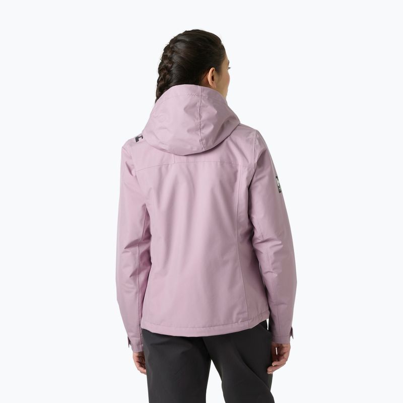Куртка вітрильна жіноча Helly Hansen Crew Hooded Midlayer 2.0 purple play 2