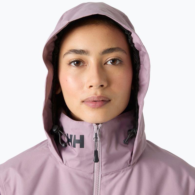 Куртка вітрильна жіноча Helly Hansen Crew Hooded Midlayer 2.0 purple play 3