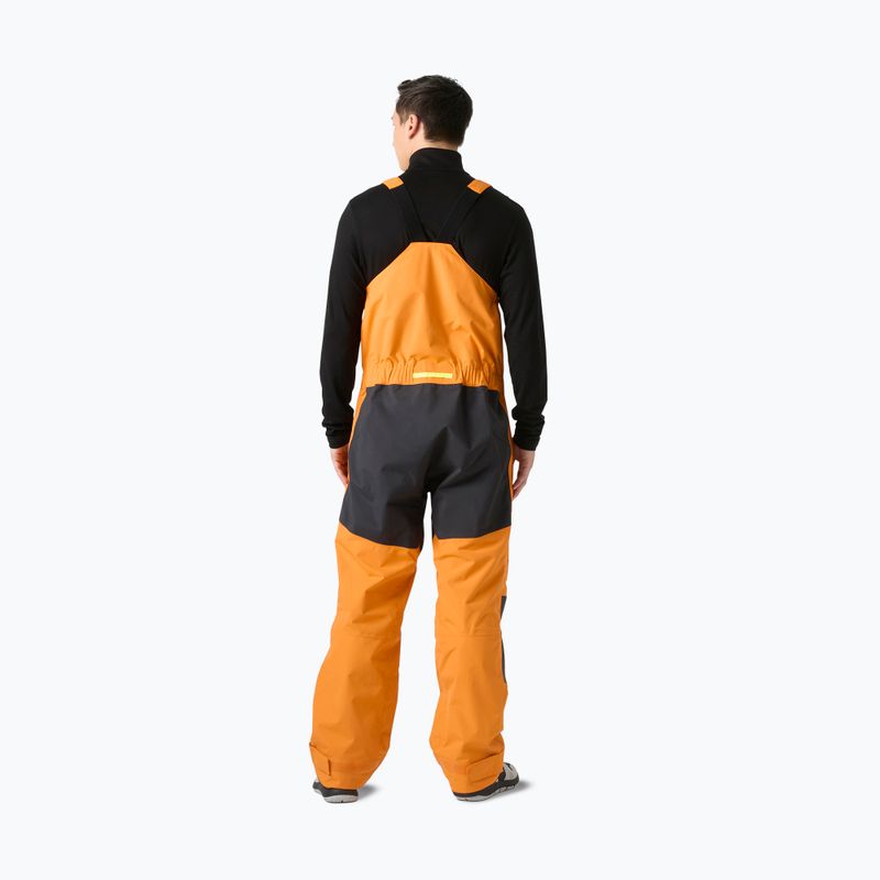 Штани вітрильні чоловічі Helly Hansen Pier 4.0 Bib ignite orange 2