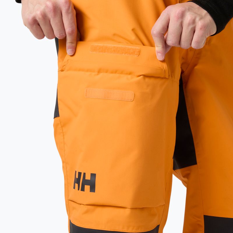 Штани вітрильні чоловічі Helly Hansen Pier 4.0 Bib ignite orange 4