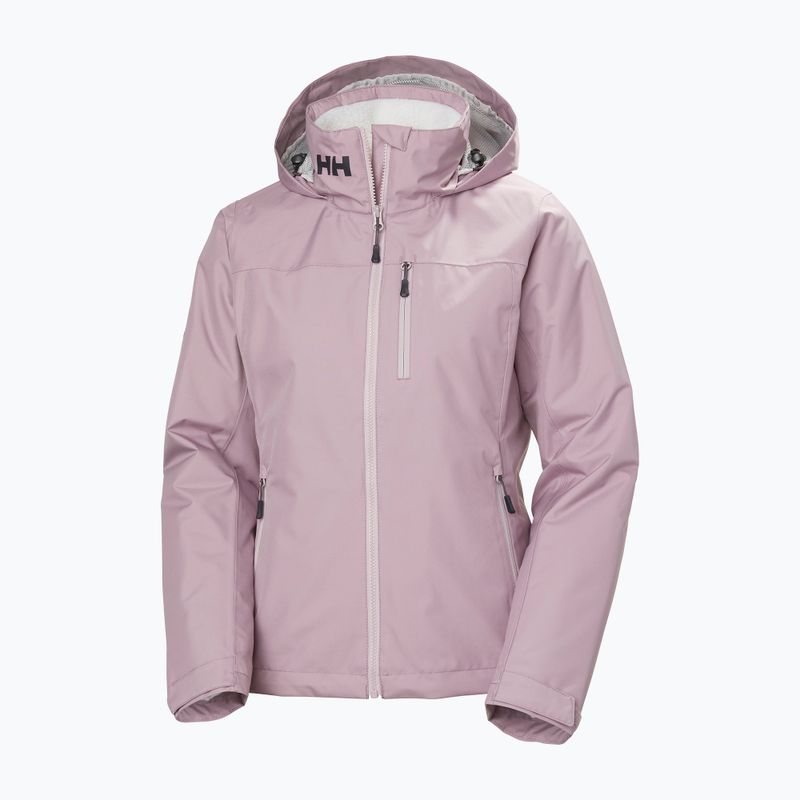 Куртка вітрильна жіноча Helly Hansen Crew Hooded Pile purple clay 8