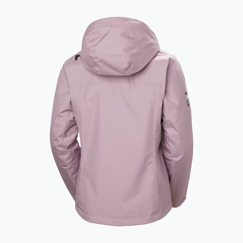 Куртка вітрильна жіноча Helly Hansen Crew Hooded Pile purple clay 9