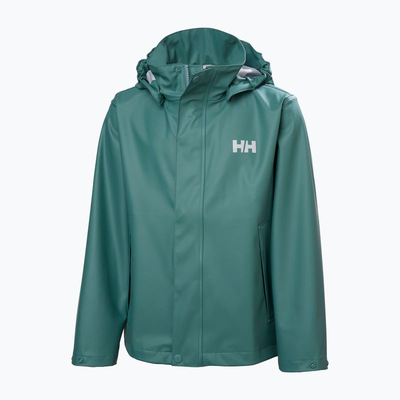 Куртка вітрильна дитяча Helly Hansen Moss opal green 5