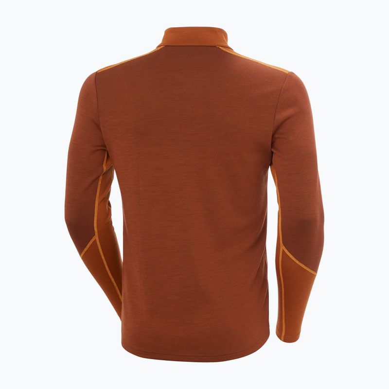 Кофта термоактивна чоловіча Helly Hansen Lifa Merino Midweight 1/2 Zip iron oxide 2