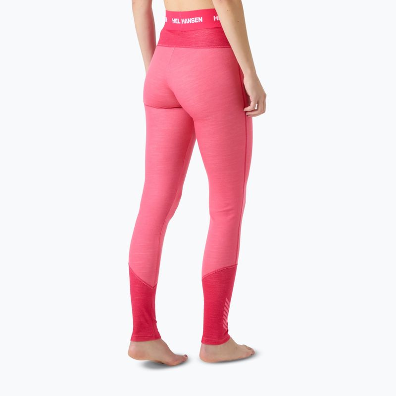 Штани термоактивні жіночі Helly Hansen Lifa Merino Midweight hot pink 2