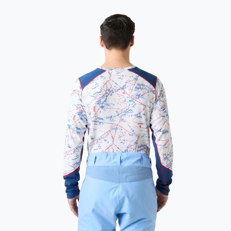 Кофта термоактивна чоловіча Helly Hansen Lifa Active white slope map aop 2