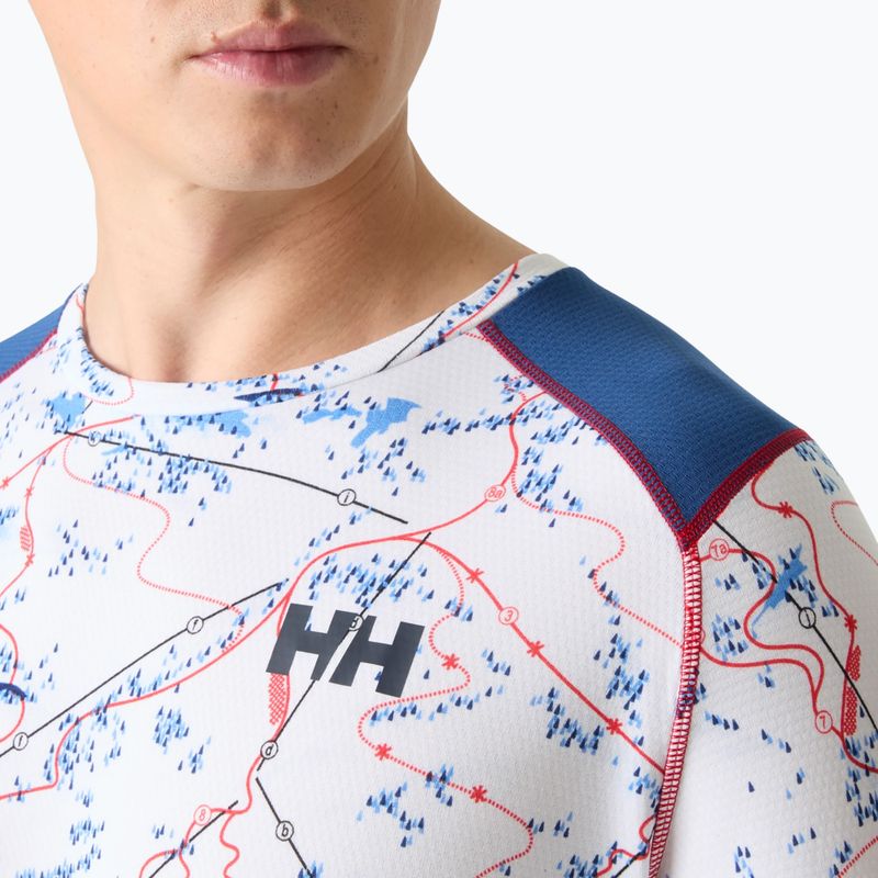 Кофта термоактивна чоловіча Helly Hansen Lifa Active white slope map aop 3