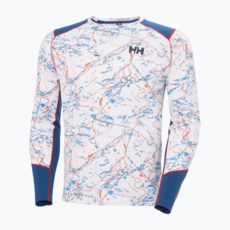 Кофта термоактивна чоловіча Helly Hansen Lifa Active white slope map aop 5